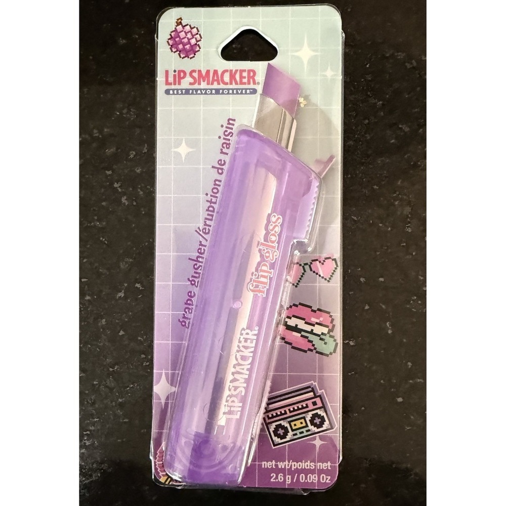 Lip Smackers NEW 2026 Flip Gloss GRAPE GUSHER Purple TikTok NIP‎ Y2K